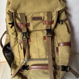 Khaki Backpack for Men